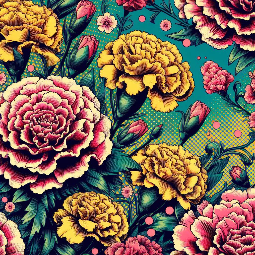 Random Velvet, Yellow Carnation